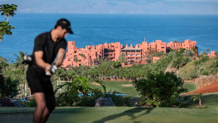 The championship golf course, above the ocean, The Ritz-Carlton, Abama