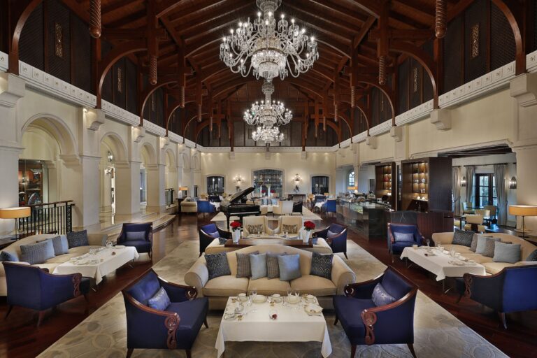 The Lobby Lounge, home of afternoon tea, The Ritz-Carlton, Dubai