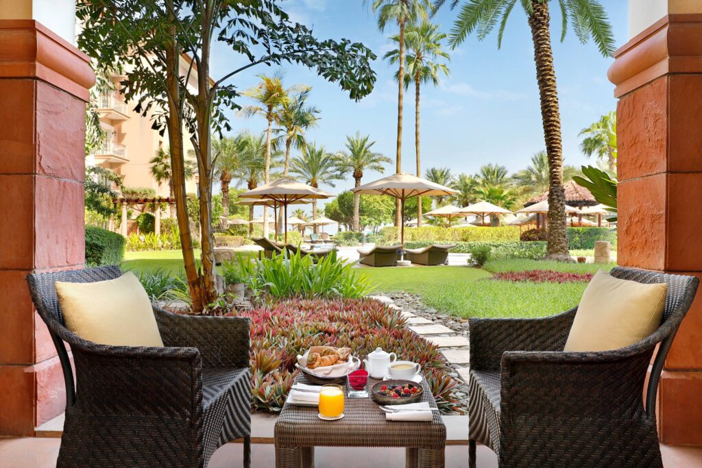 Garden view room