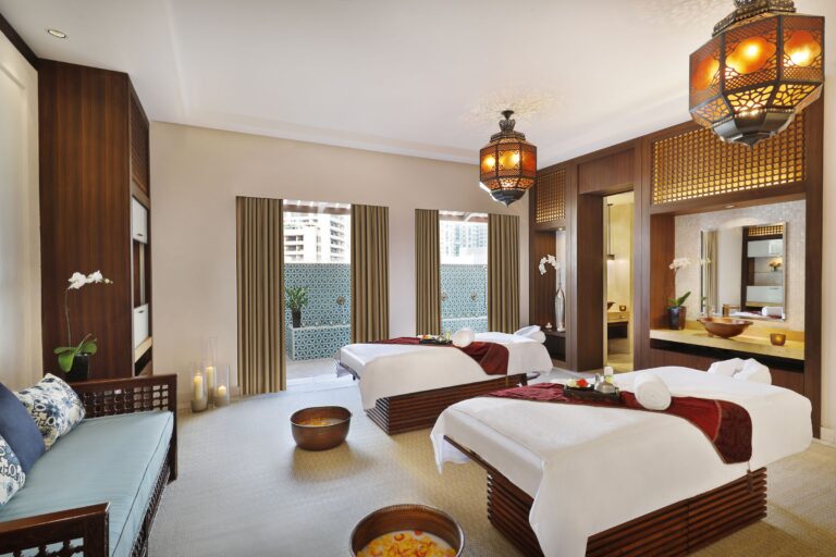 A couples treatment suite at The Ritz-Carlton Spa, The Ritz-Carlton, Dubai