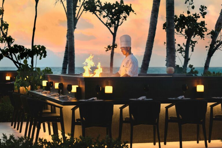 Chef's table at IWAU, The Ritz-Carlton Maldives, Fari Islands