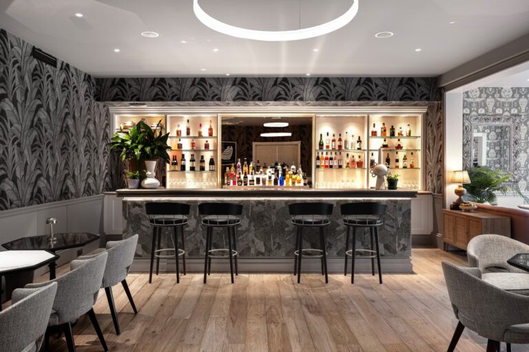The bar at Montagu's Mews, The Royal Crescent Hotel & Spa