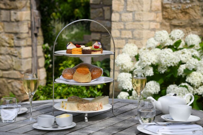 Afternoon tea on the terrace, The Royal Crescent Hotel & Spa