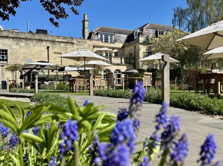 The garden terrace in spring, The Royal Crescent Hotel & Spa