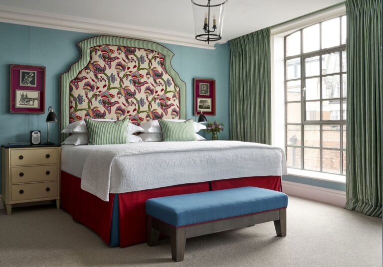 A Luxury Room bedroom, The Soho Hotel