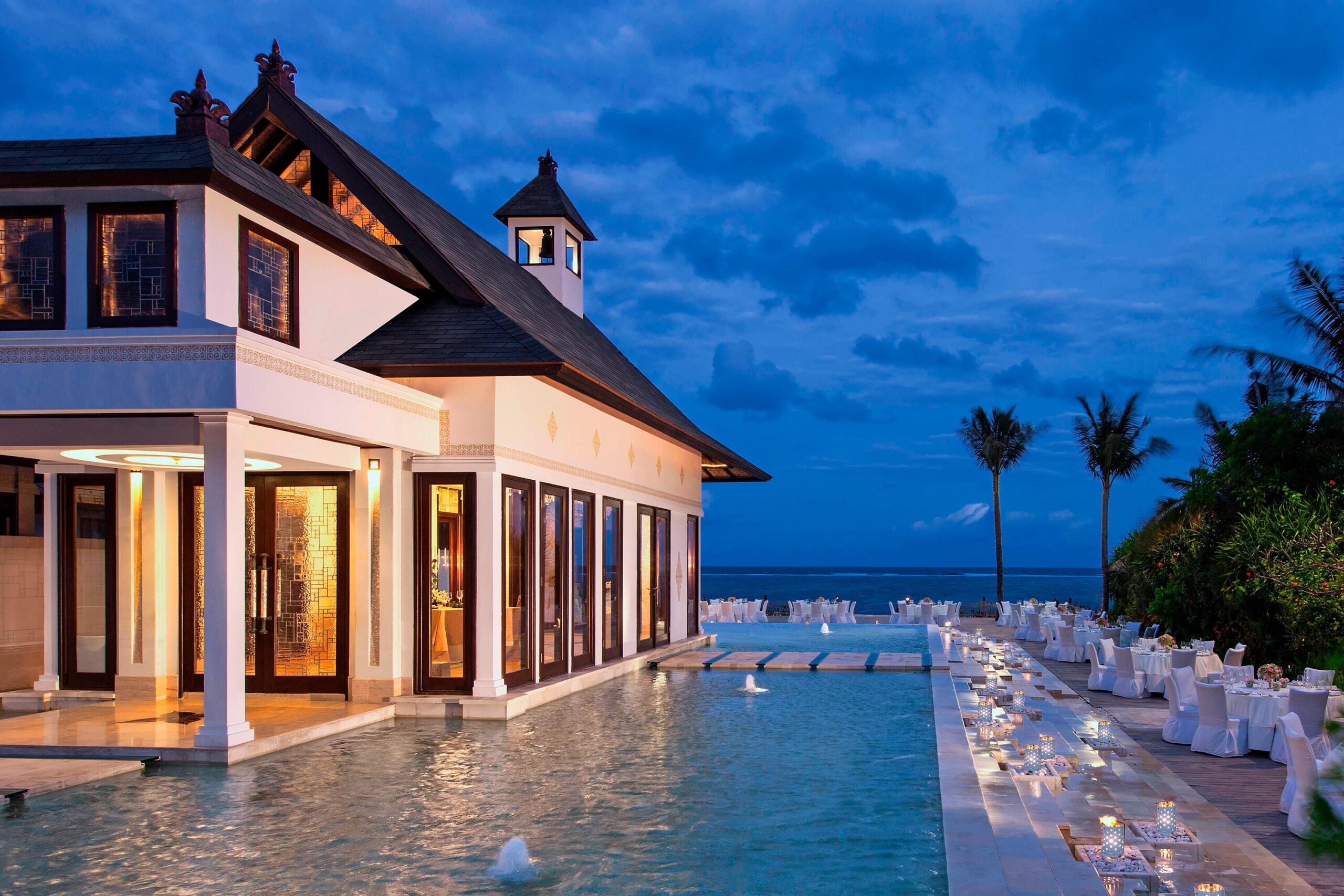 Cloud Nine Chapel and its deck extension, The St. Regis Bali Resort