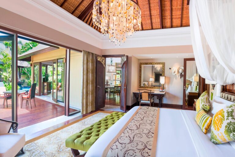 Gardenia Villa bedroom, The St. Regis Bali Resort