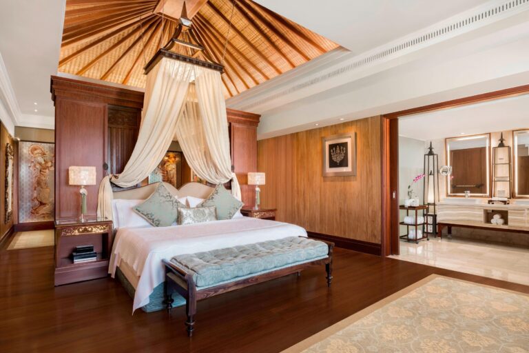 Grand Astor Suite, king bedroom, The St. Regis Bali Resort