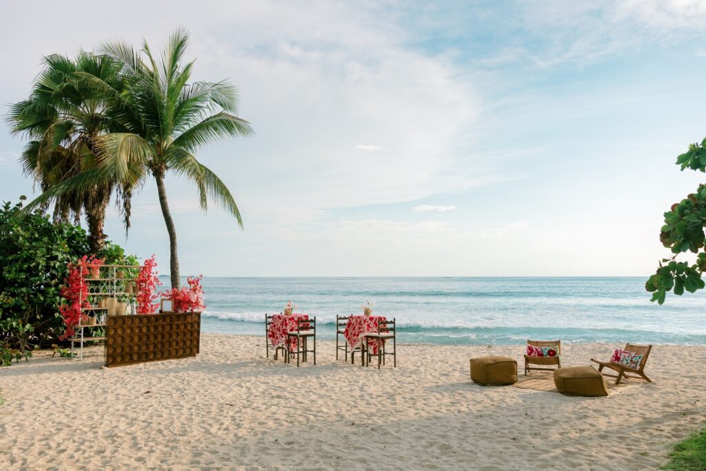 Beach, lawn and ballroom