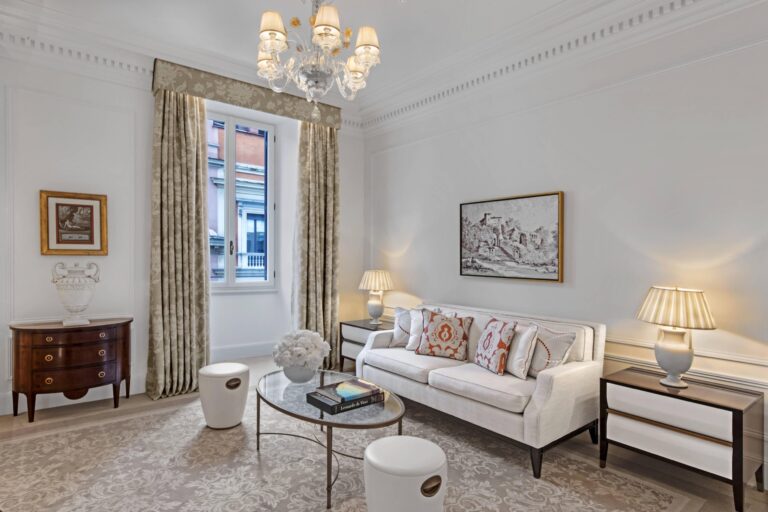 A Suite Living Room, The St. Regis Rome