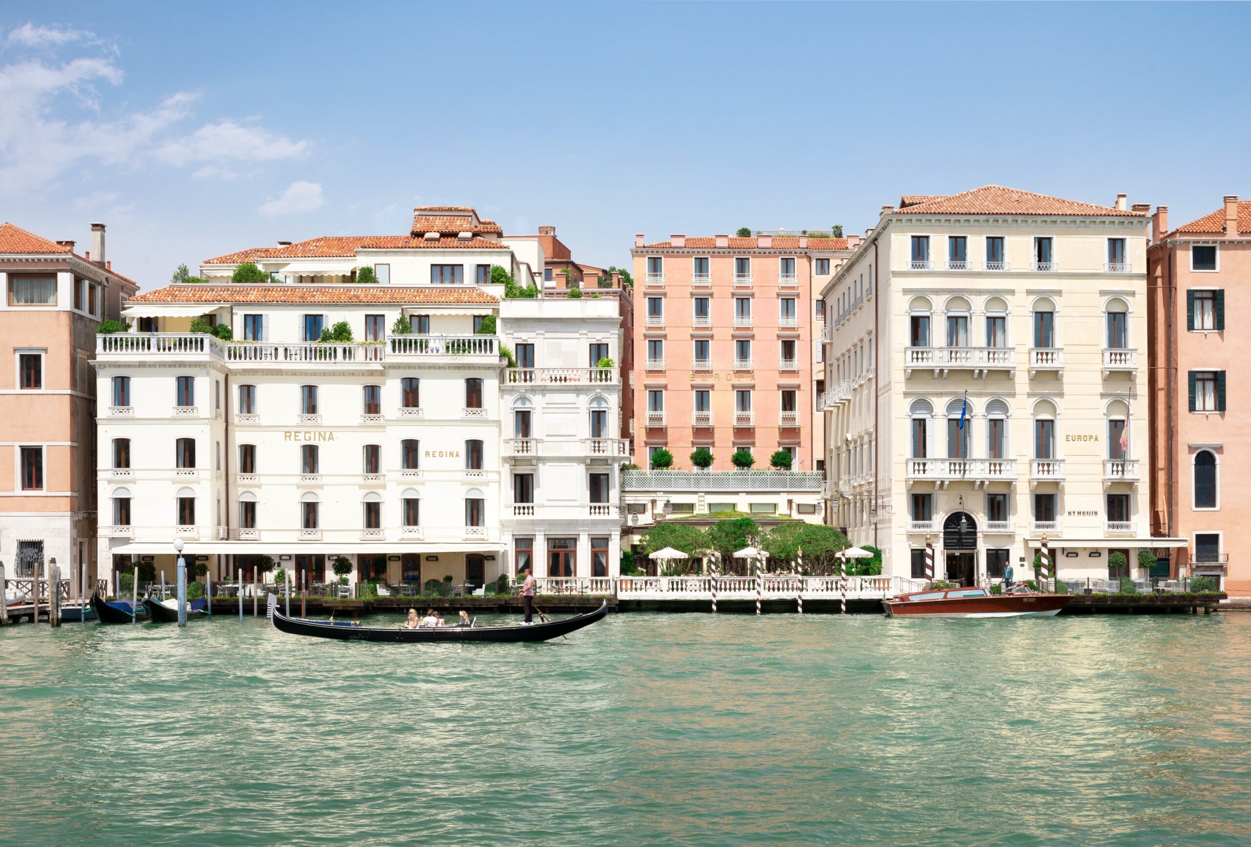 The hotel facade on the Grand Canal, The St. Regis Venice