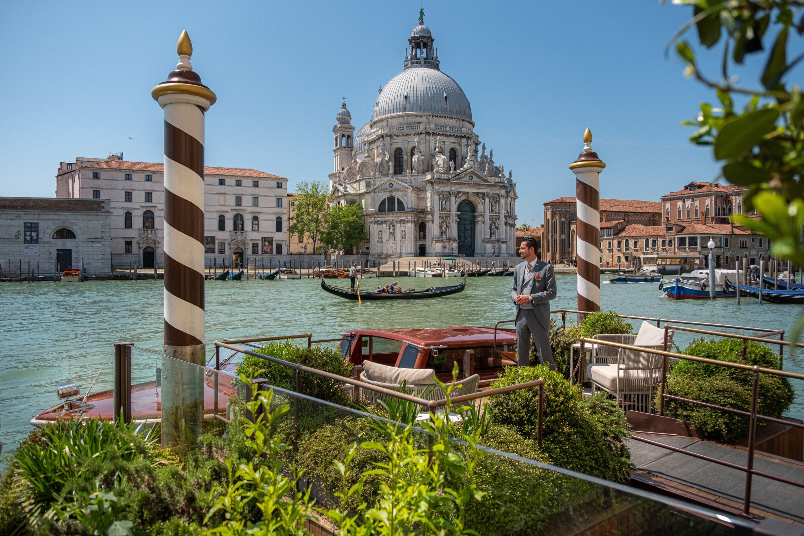 Arrival by water from the Grand Canal, The St. Regis Venice