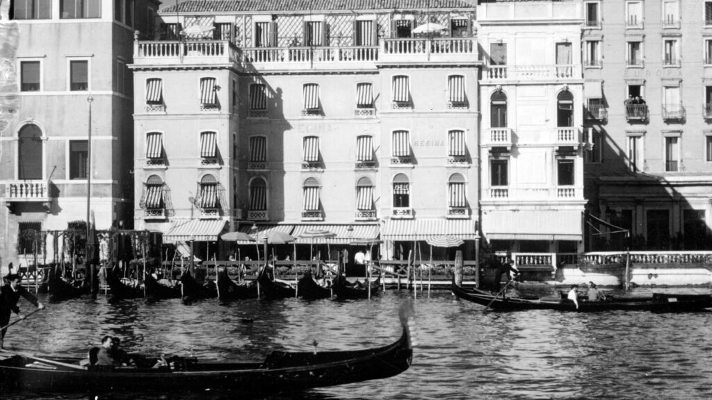 The Hotel Regina on the Grand Canal in 1954, The St. Regis Venice