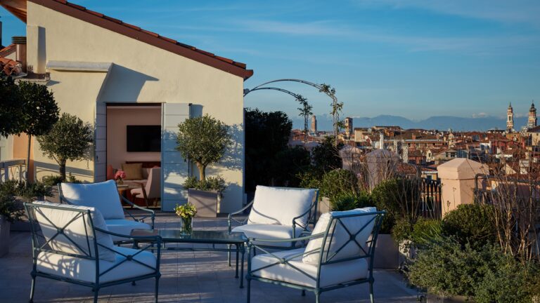 The Santa Maria Suite terrace, The St. Regis Venice