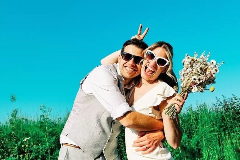 Peace signs, against a hard blue sky, The Studio Without Walls