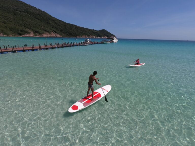 Stand-up paddle boarding, The Taaras Beach and Spa Resort