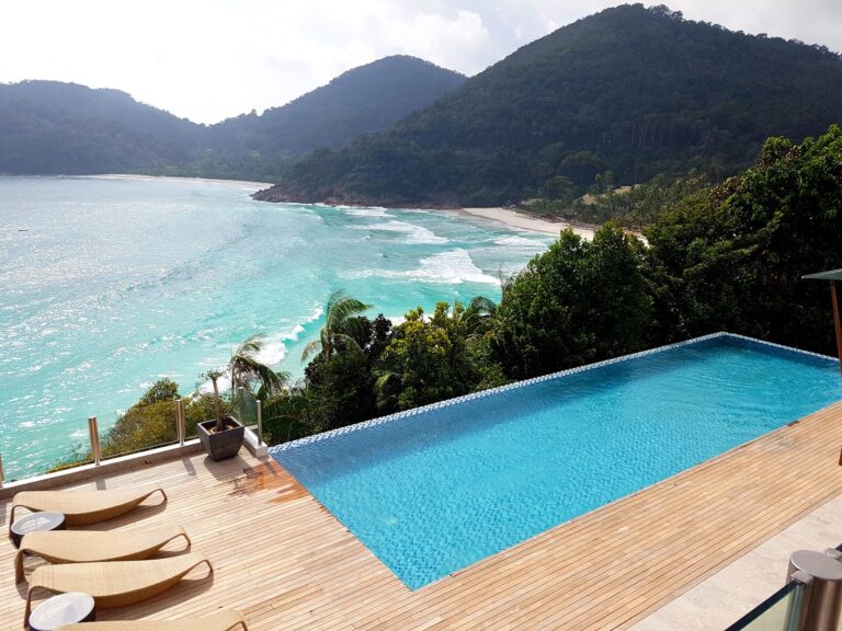 The Taaras Villa private infinity pool, The Taaras Beach and Spa Resort