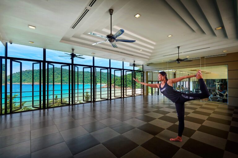 Yoga studio, The Taaras Beach and Spa Resort