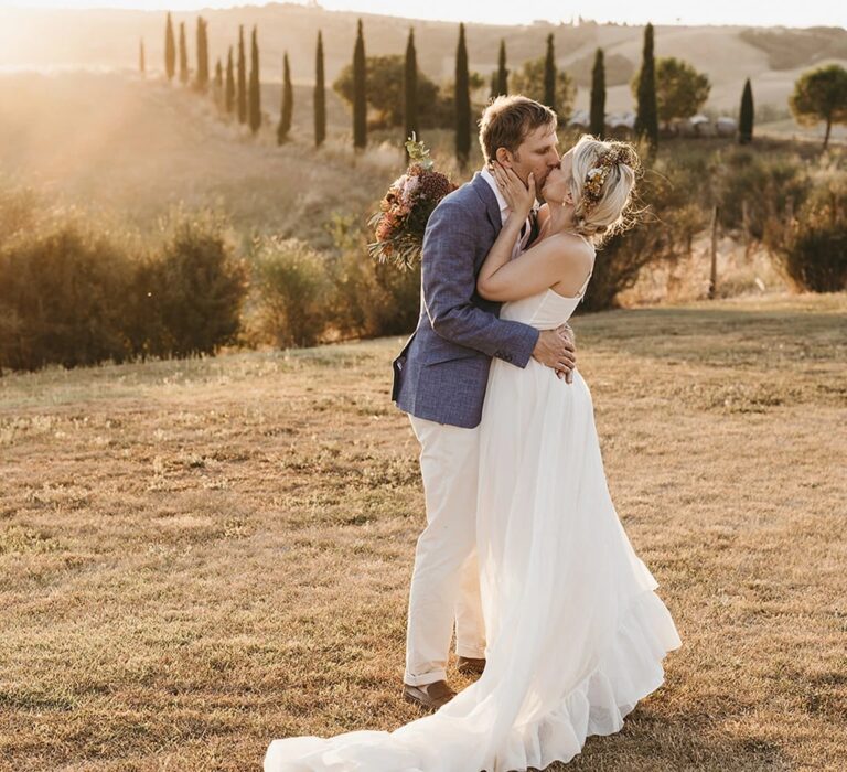 Christina and David at their destination wedding, The Wedding Shop