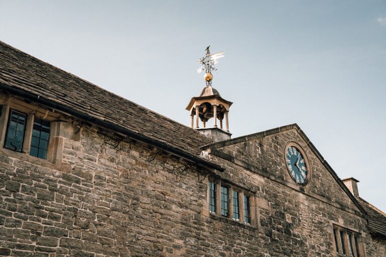 The Carriage House clock-tower cupola, Tissington Hall