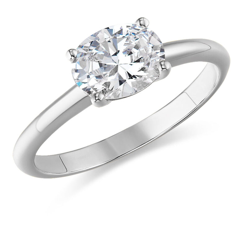 2 Carat East-West Oval Ring in the Tru-Diamonds range, Tru-Diamonds™