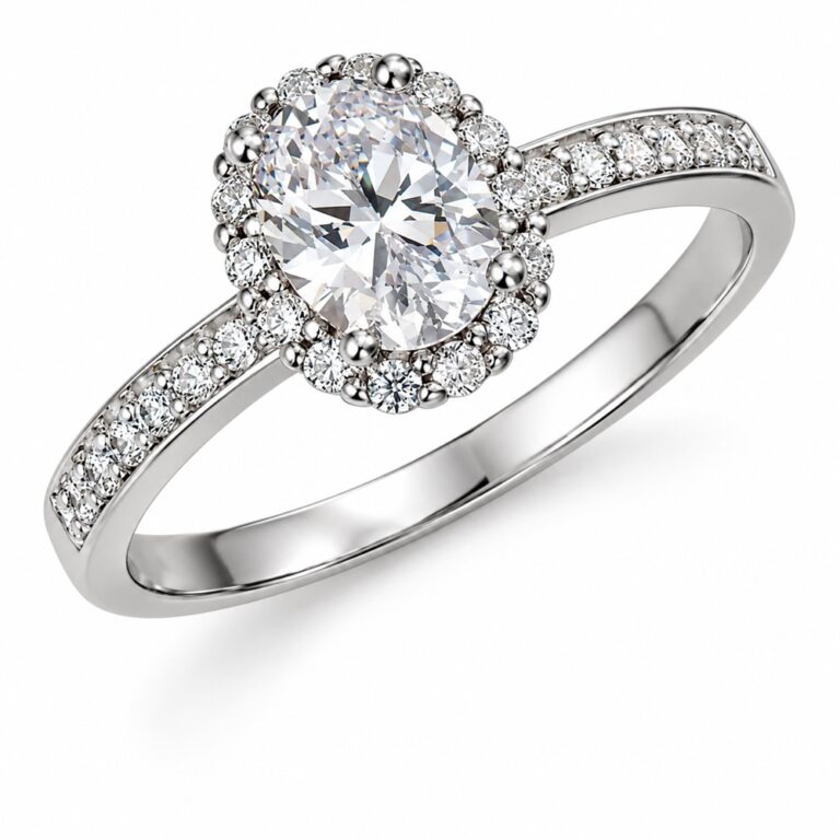 2 Carat Oval Cut Solitaire Ring in the Tru-Diamonds range, Tru-Diamonds™