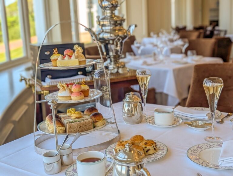 Afternoon tea at the hotel, Trump Turnberry