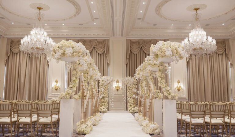 Ceremony aisle in the Donald J. Trump Ballroom, Trump Turnberry