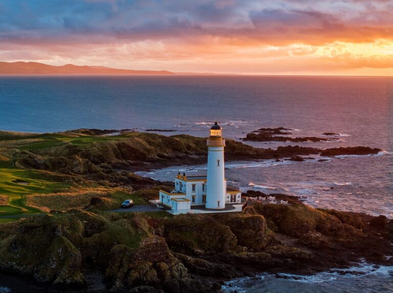 The links and lighthouse at Turnberry, Trump Turnberry