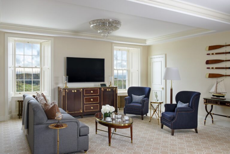 The Lighthouse Suite living room, Trump Turnberry