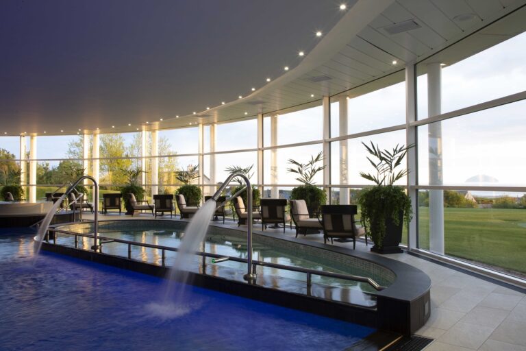 The spa pool with sea views, Trump Turnberry