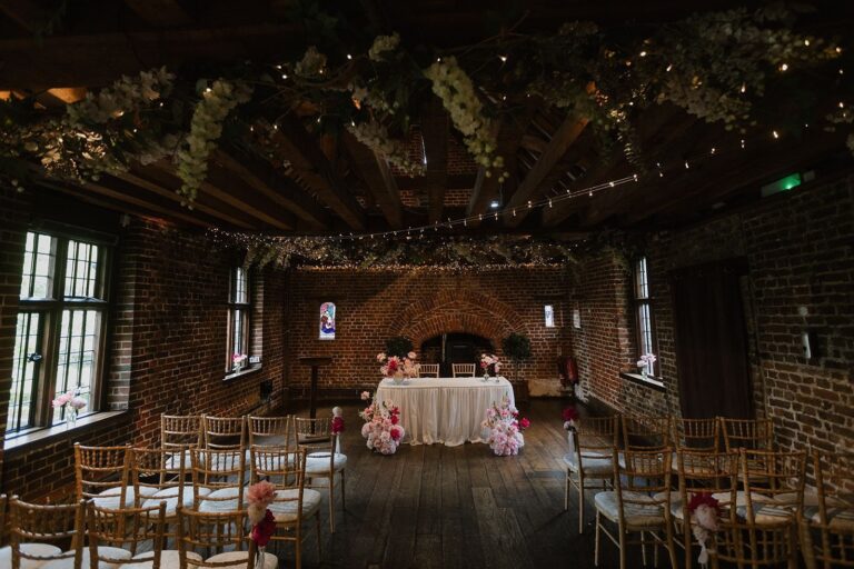The Tudor Gallery Set for a Ceremony, Tudor Barn Eltham