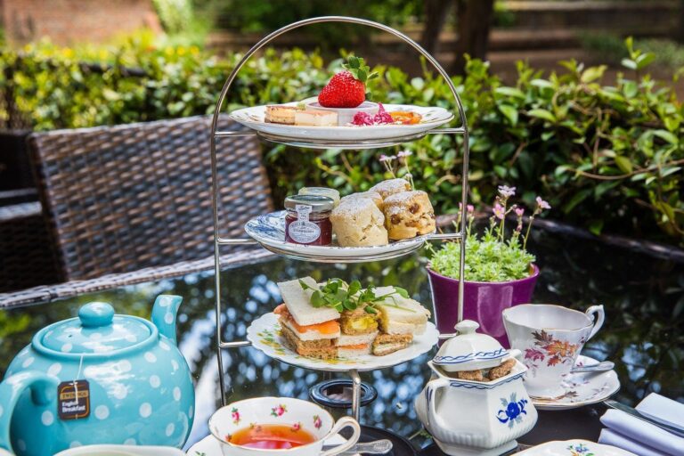 Afternoon Tea in the Garden, Tudor Barn Eltham