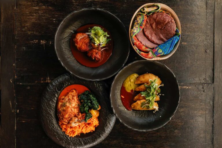Selection of main courses, Umaya Resort and Adventures