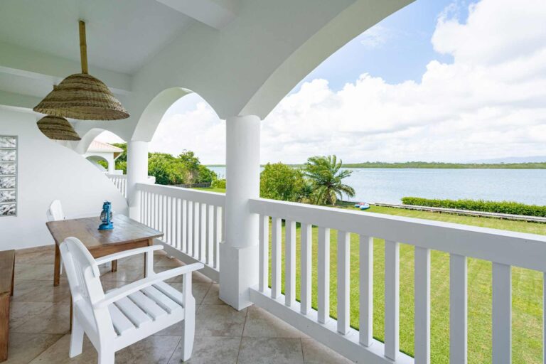Lagoon-view balcony, Umaya Resort and Adventures