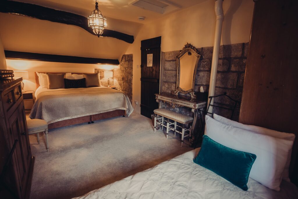 Bedrooms in the main house