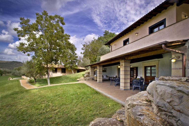 The hotel terrace and gardens, Valle del Marta