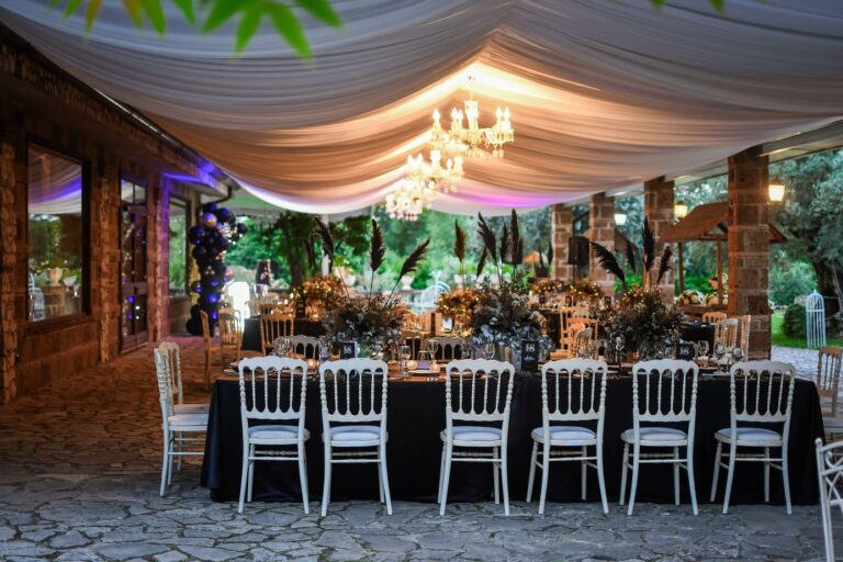 The Grand Marquee at the Reception, Valle dell'Aquila