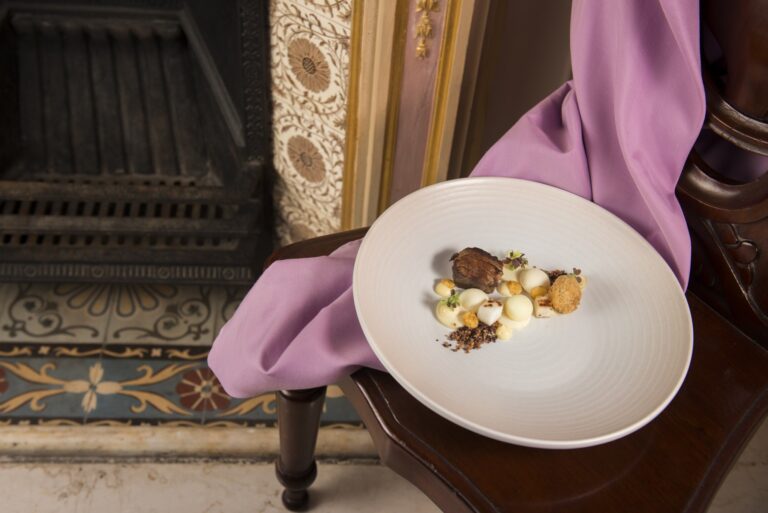 A plated course by Osborne Caterers, Villa Arrigo