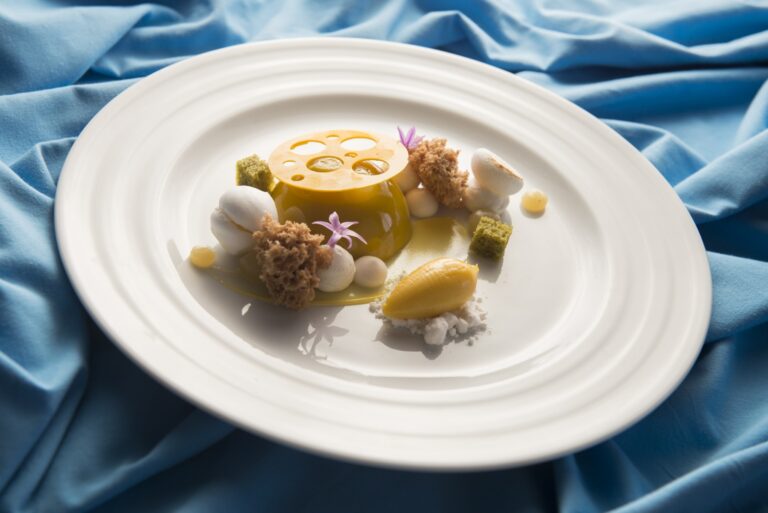 A dessert plated for a wedding menu, Villa Arrigo