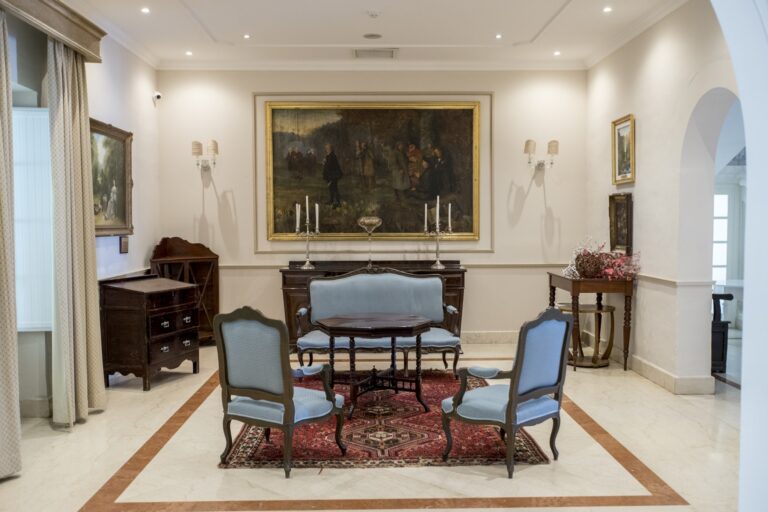 A sitting room in the villa, Villa Arrigo