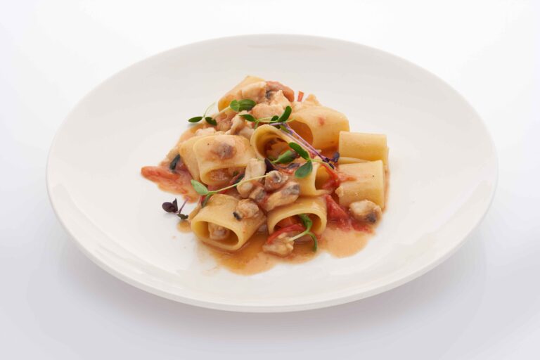 Paccheri with Mushrooms and Tomato, Villa Balke
