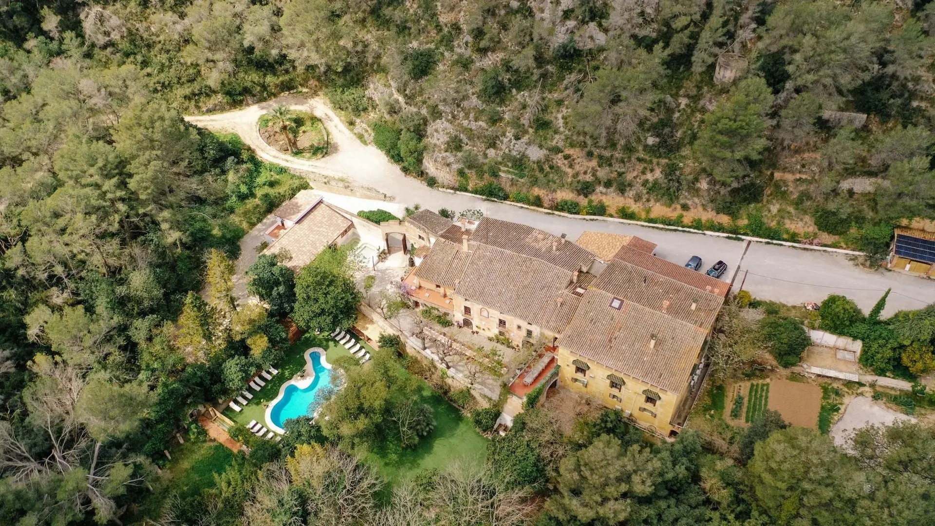 The Estate from the Air, Villa Catalina