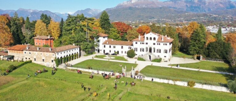 The Estate from the Air, Villa Gallici Deciani