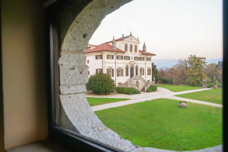 The Villa through the Window, Villa Gallici Deciani