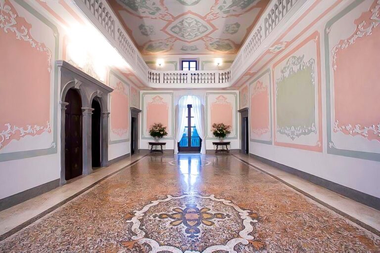 The Frescoed Staircase Hall, Villa Gallici Deciani
