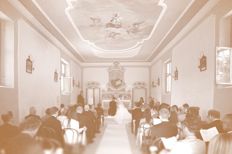 A ceremony in the San Gaetano church, Villa Mosconi Bertani