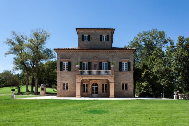 The Neoclassical Facade, Villa Nena