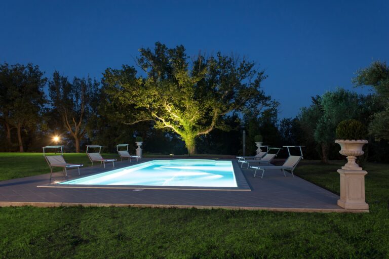 The Pool at Blue Hour, Villa Nena