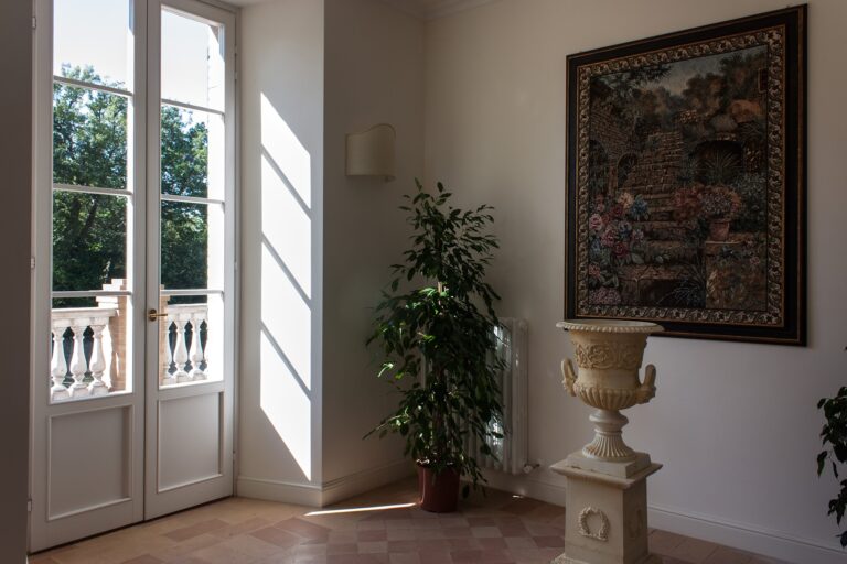 The Entrance Hall and Garden Doors, Villa Nena
